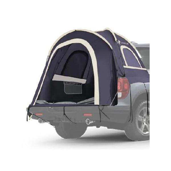Lancetonピックアップトラックテント、6.5フィートのトラック荷台にフィット、防水PU3000高密度ポリエステルオックスフォード、防風ポールと防虫二層 輸入品