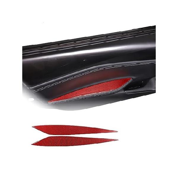 Soft Carbon Fiber Interior Door Panel Trim Anti Kick Sticker for Mazda MX-5 ND 2015-2023 Car Door Anti-Impact Buffering Cushions，Car Door 輸入品