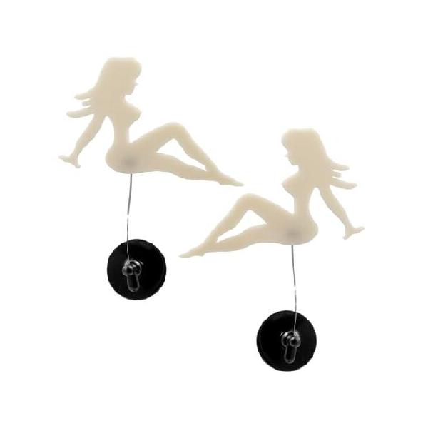 GG Grand General 93337 Glow-In-The-Dark Waving Lady with Suction Cup 輸入品