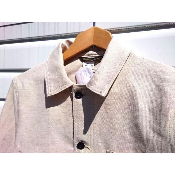 Le Laboureur Veston Linen Work Jacket Coverall ル ラブルール リネンワークジャケット カバーオール フランス製 Lelaboureurvestonlinenworkjacket Roots Import Clothing 通販 Yahoo ショッピング