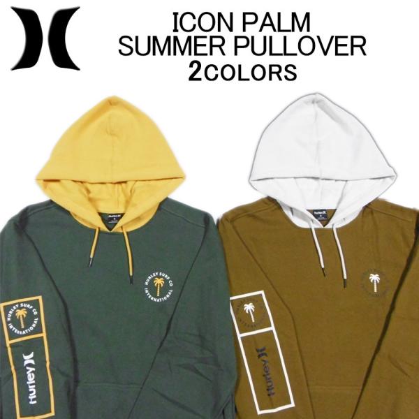 ハーレー パーカー HURLEY  ICON PALM SUMMER PULLOVER OAO(ワンアンドオンリー)・スウェット・フリース・プルオーバー・トップス・メンズ(男性用)