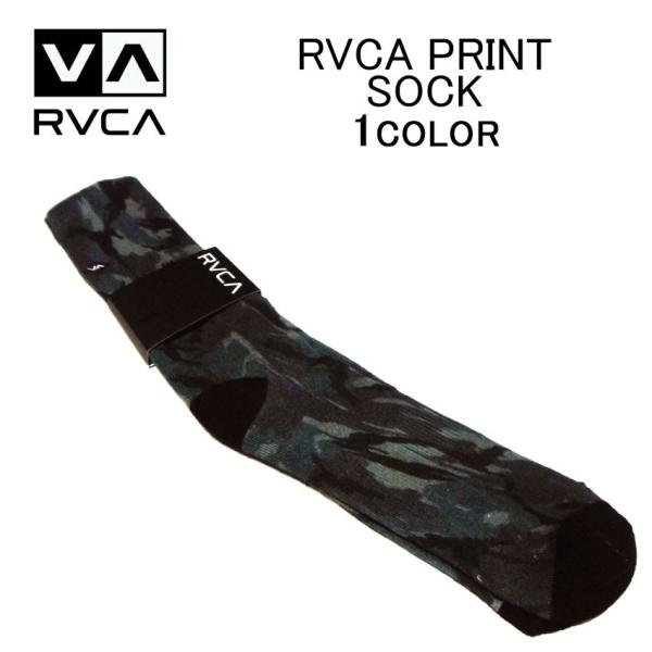 ルカ/ルーカ 靴下・レッグウェア RVCA PRINT SOCK ソックス・メンズ/レディース(男女兼用)