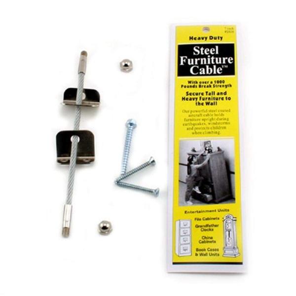 【並行輸入品】Quakehold! 2830 Furniture Cable Silver, 7 Inch