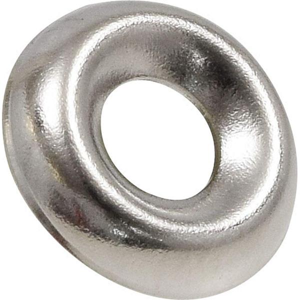 【並行輸入品】Finishing Washers, #8, Nickel Plated, 100 Pk.  310170 Hillman Gro