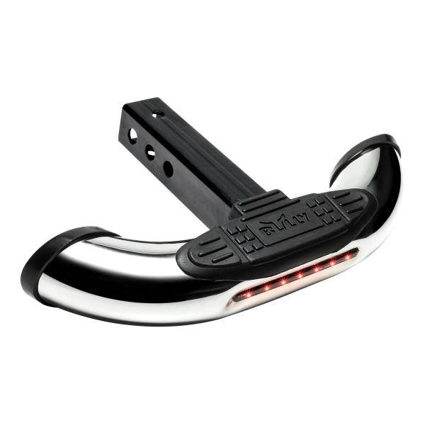 BULLY ヒッチステップ　LEDブレーキランプ付 並行輸入品】BULLY トーイングヒッチ ステップ LEDブレーキライト付