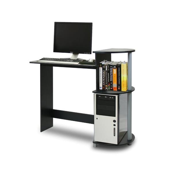 商品名: フリノ(Furinno) コンピューターデスク・パソコンデスク コンパクト 棚付き 99.0x39.4x85.3cm カラー:ブラック/グレー ?11181BK/GY Furinno Compact Computer Desk w...