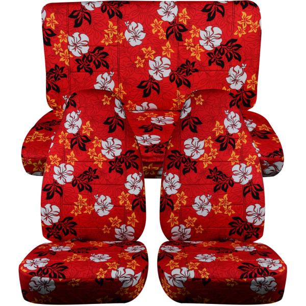 1987-1995ジープラングラーYJ専用ハワイアンシートカバー