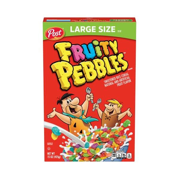 【並行輸入品】海外直送Fruity Pebbles 15 OZ (425g) Post Fruity Pebbles, 15 Ounce