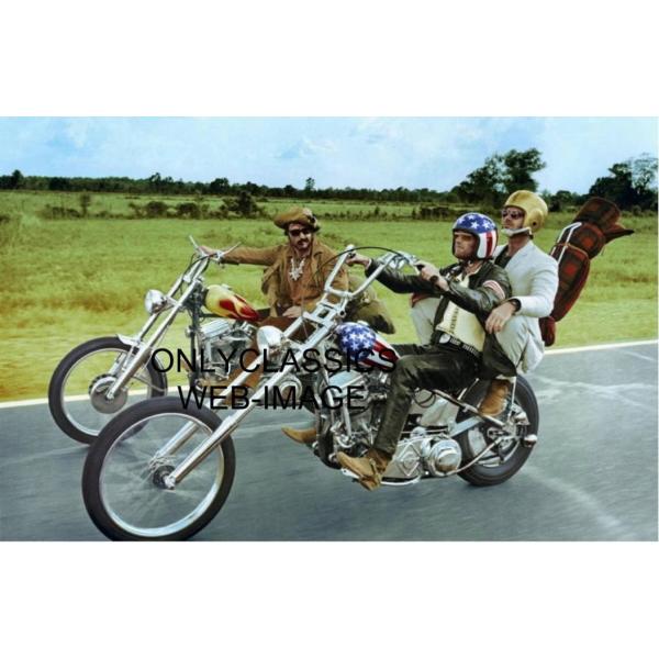【並行輸入品】OnlyClassics イージーライダー ハーレーダビッドソン オートバイポスター タフガイ ピーターフォンダ デニス ホッパー