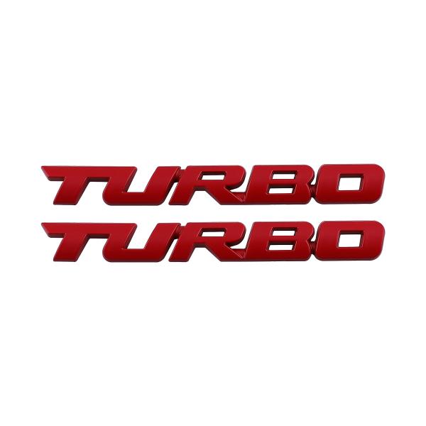【並行輸入品】upauto 3dメタルターボエンブレムバッジジープBmw Dodge Toyota Honda日産Kia Hyundaiシボレー