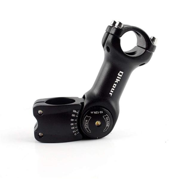 PROMAYハンドル25.4mmショートステム25.4当時物超レア品 並行輸入品】Sanzhi 自転車ステム 25.4 90mm 110mm 0 60度調整可能 MTB