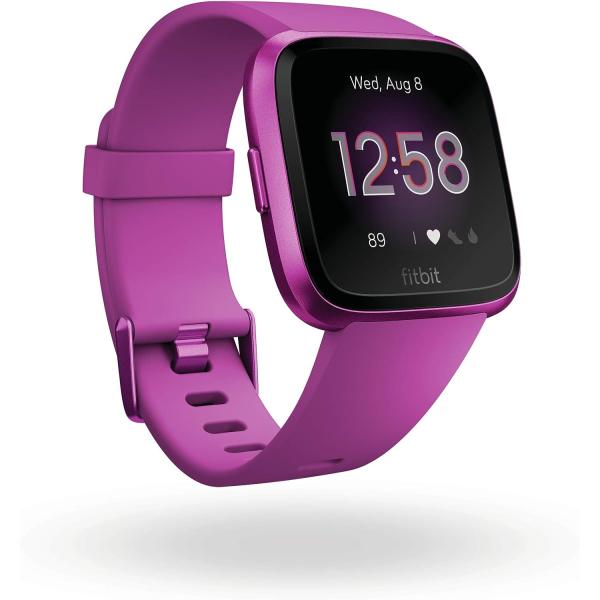 【並行輸入品】Fitbit Versa Lite smartwatch Purple LCD　