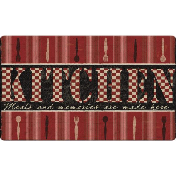 【並行輸入品】Toland Home Garden 800491 Meals and Memories Kitchen Door Mat 18