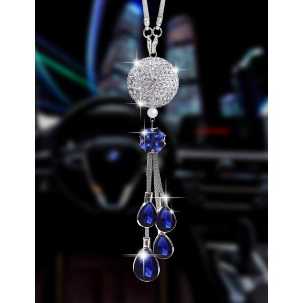【並行輸入品】キラキラしたカーアクセサリー 女性と男性用 かわいい車の装飾 ラッキークリスタルサンキャッチャーオーナメント バックミラークリスタ