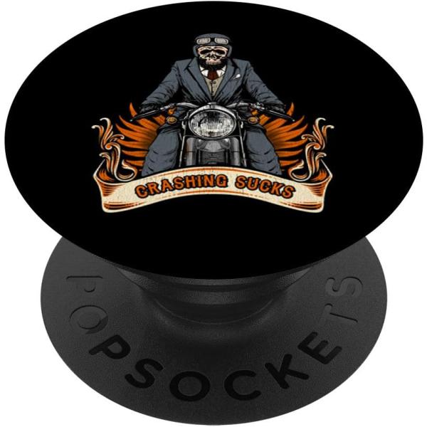 並行輸入品】Crashing Sucks Motorcycle Gift Funny Biker Skeleton