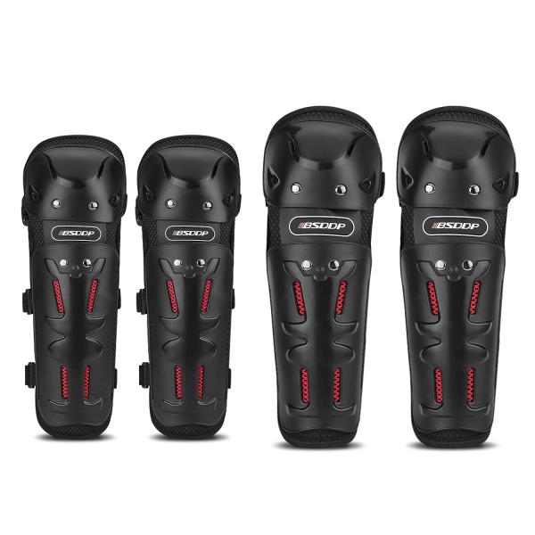 並行輸入品】肘膝パッド 肘と膝プロテクター モトクロス肘ひざすね当て