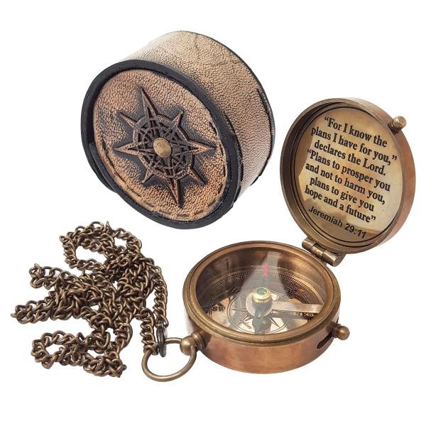 【並行輸入品】Hanzla Collection for I Know The Plans I Have for You 刻印コンパス、エレ