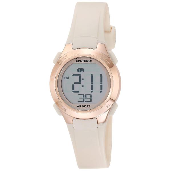 【並行輸入品】Armitron Sport レディース デジタルクロノグラフ ブラッシュピンク 樹脂ストラップウォッチ 45/7135PBH ブ