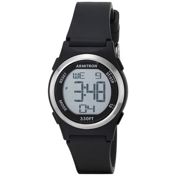 【並行輸入品】Armitron Sport Women's Quartz Sport Watch with Resin Strap, Blac