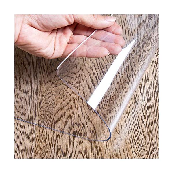 商品名: OstepDecor テーブルクロス 透明 テーブルカバー 40 x 160cm 厚さ1.5mm PVC製 テーブルクロス ビニール 透明〓布, 防塵・防水・耐久・耐熱 矩形サイズ選択可能，カスタマイズ可能 OstepDecor ...