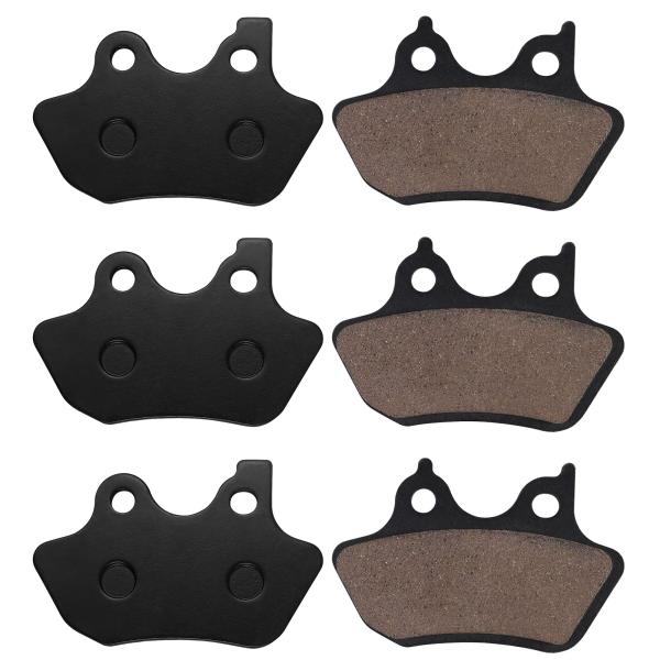 送料込！ハーレー　ツーリング系　ブレーキパッド　3点セット！ ハーレー、ツーリング用 ツアラーメンテナンス＜ブレーキパッド