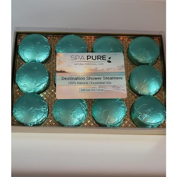 Spa Pure Aromatherapy Shower Bombs: Destination Shower Steamers