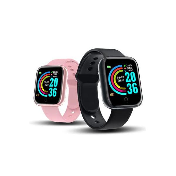 商品名:  D20 Macaroon Smart Watch Y68,1.44' inch Screen Accessories Fitness, Running, Heart Rate Tracker, GPS, Bluetooth Al...
