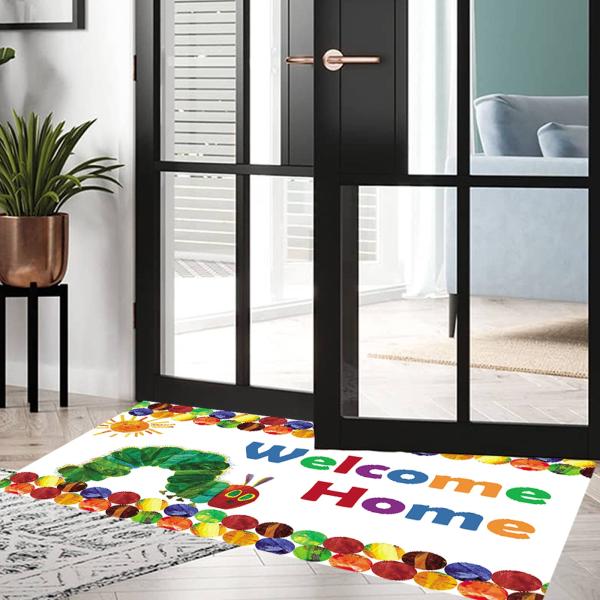 【並行輸入品】The Very Cute Hungry Caterpillar Welcome Home Door Mat Colorful