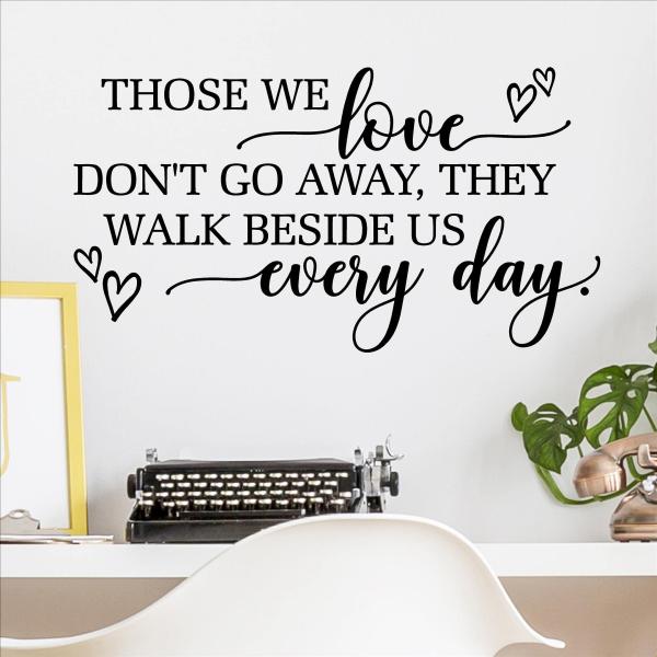 【並行輸入品】Those We Love Don't Go Away, They Walk Beside Us Every Day (with
