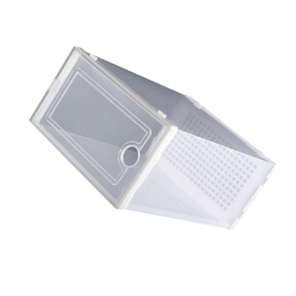 【並行輸入品】CIYODO Sneakers box Wallwhite Stacking Men Space Collapsible Whi