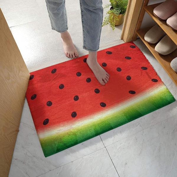 夏気分満点スイカ柄バスマットの魅力を詳細解説