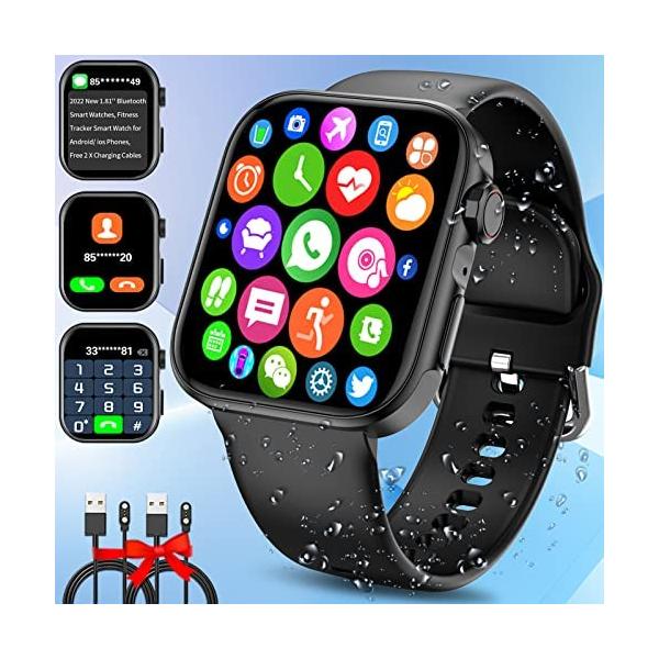 商品名:  NARDS Smart Watch for Android and iOS Phones Women Men, 1.81'' Bluetooth Smartwatch Full Touch Screen Answer/Make ...