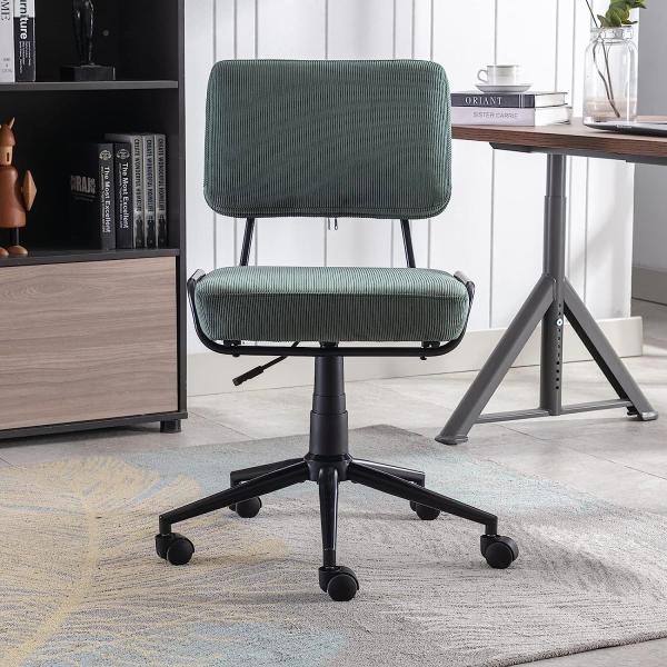 【並行輸入品】CREVIEW Desk Chair with Rolling Wheels Home Office Chair for Bed