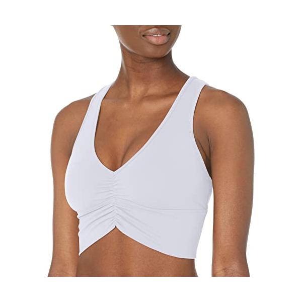 並行輸入品】Alo Yoga Women's Wild Thing Bra, White, Small : Import