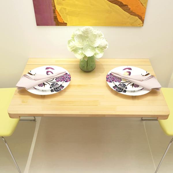 商品名:  Hidden Folding Wall-Mounted Drop-Leaf Table,Pine Wall Writing Desk,Solid Wood Floating Work Station,Wooden Folding...