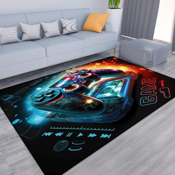 並行輸入品】Lacut Game Area Rug Teen Boys Carpet, 3D Gaming Rugs