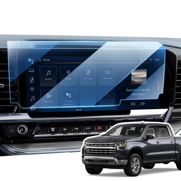 【並行輸入品】LANGBEAN 2022 2025 シボレー シルバラード・GMC シエラ 1500/2500HD/3500HD カーナビ 保護