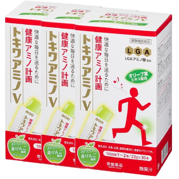 トキワアミノV トキワアミノV＜潤＞ (22g x 30袋) 3箱 : Important99 - 通販