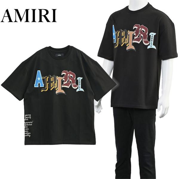 AMIRI（アミリ） AMIRI Tシャツ VARSITY PATCH OVER SIZED AMTOJR1006