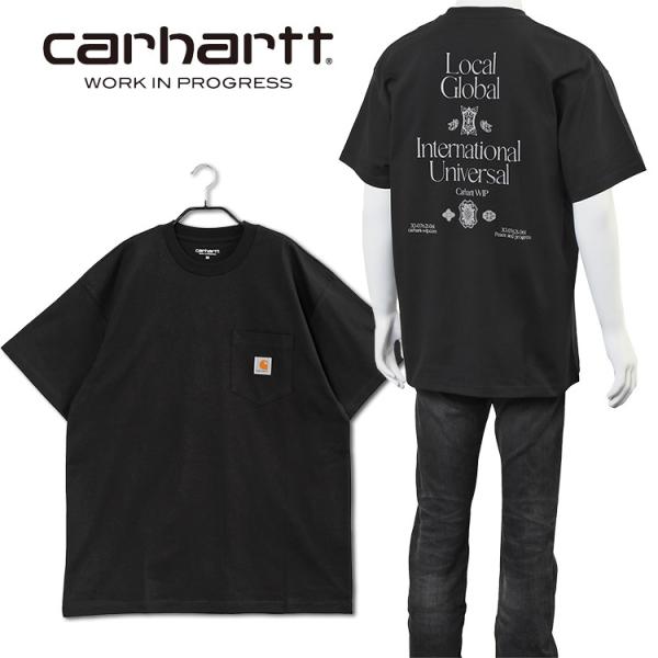 カーハート ダブリューアイピー Carhartt WIP Tシャツ S/S Local Pocket T-Shirt I030672-0Z1XX ブラック