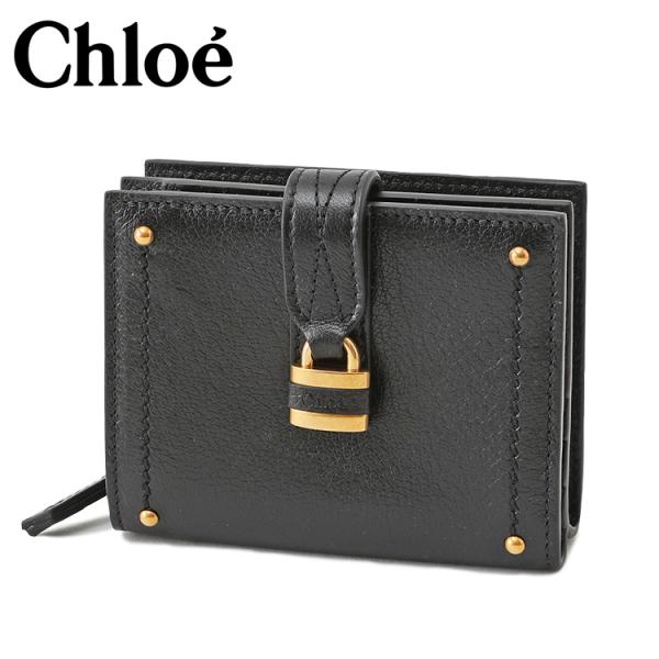Chloe（クロエ） パディントン スクエアウォレット Black CH26SP916O37