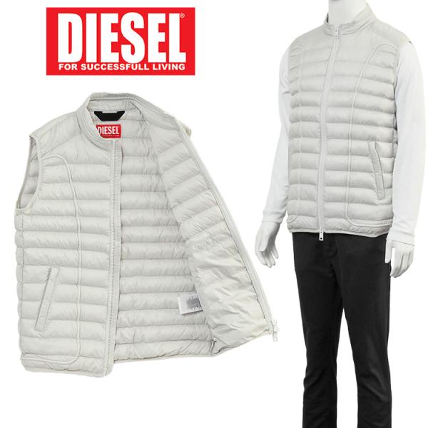 DIESEL（ディーゼル） オーバルD ホーキル 中綿ベスト レギュラー