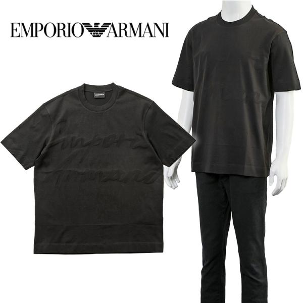 EMPORIO ARMANI エンポリオ アルマーニ Tシャツ ジャガードロゴ