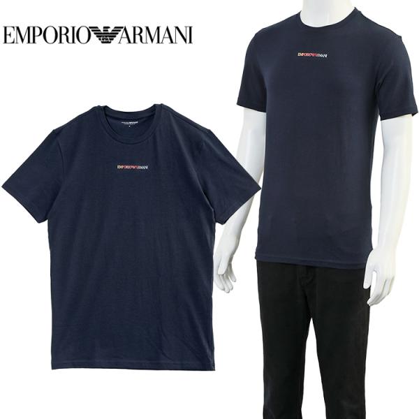 EMPORIO ARMANI エンポリオ アルマーニ Tシャツ レインボーロゴ