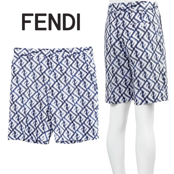 FENDI（フェンディ） ハーフパンツ ズッカ モノグラム FB0821-AN0K
