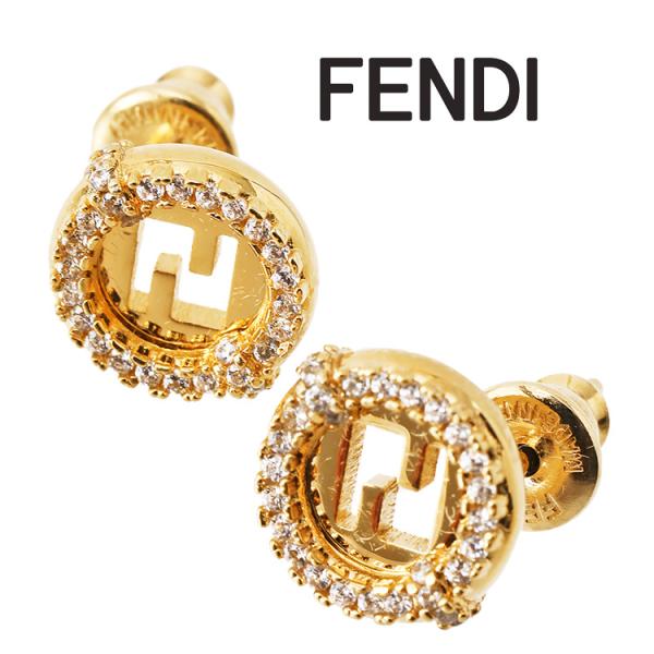 FENDI パール付きスタッドピアス FENDI（フェンディ） エバーラウンド ピアス 8AL079-ATEP-F089U