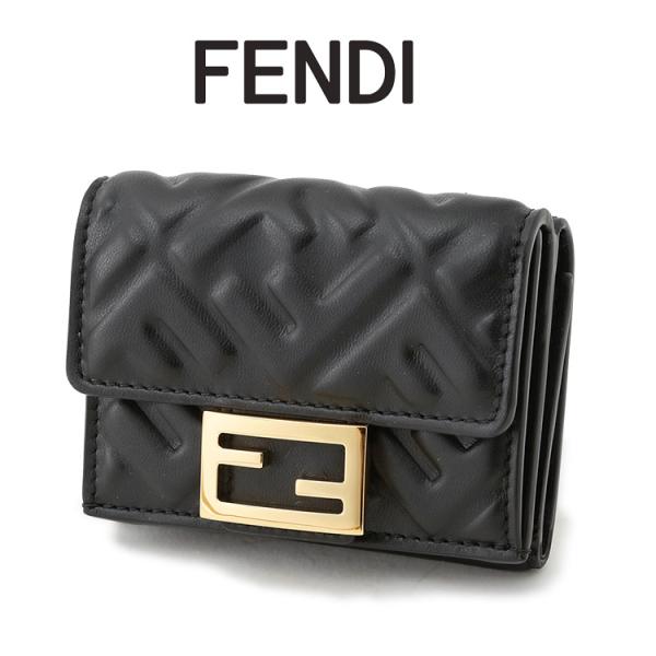 ￼FENDI バゲット マイクロ 三つ折り財布 FENDI（フェンディ） バゲット マイクロ 三つ折り財布 8M0395-AAJD