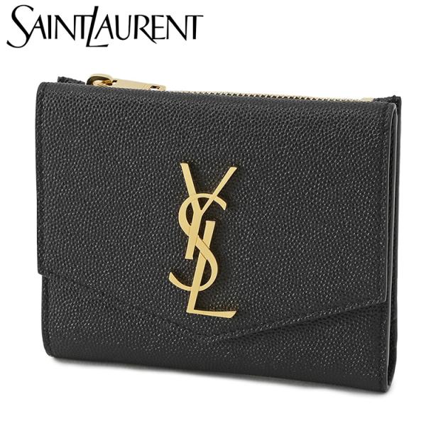 SAINT LAURENT サンローラン 二つ折り財布 アップタウン コンパクト