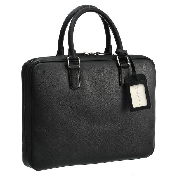 ジョルジオアルマーニ/GIORGIO ARMANI バッグ メンズ 型押しカーフスキン ビジネスバッグ ブラック Y2P066-YB52J-80001