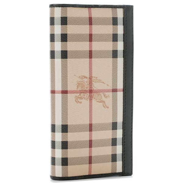 BURBERRY バーバリー 財布 メンズ PVC 二つ折り長財布 クラシック  
